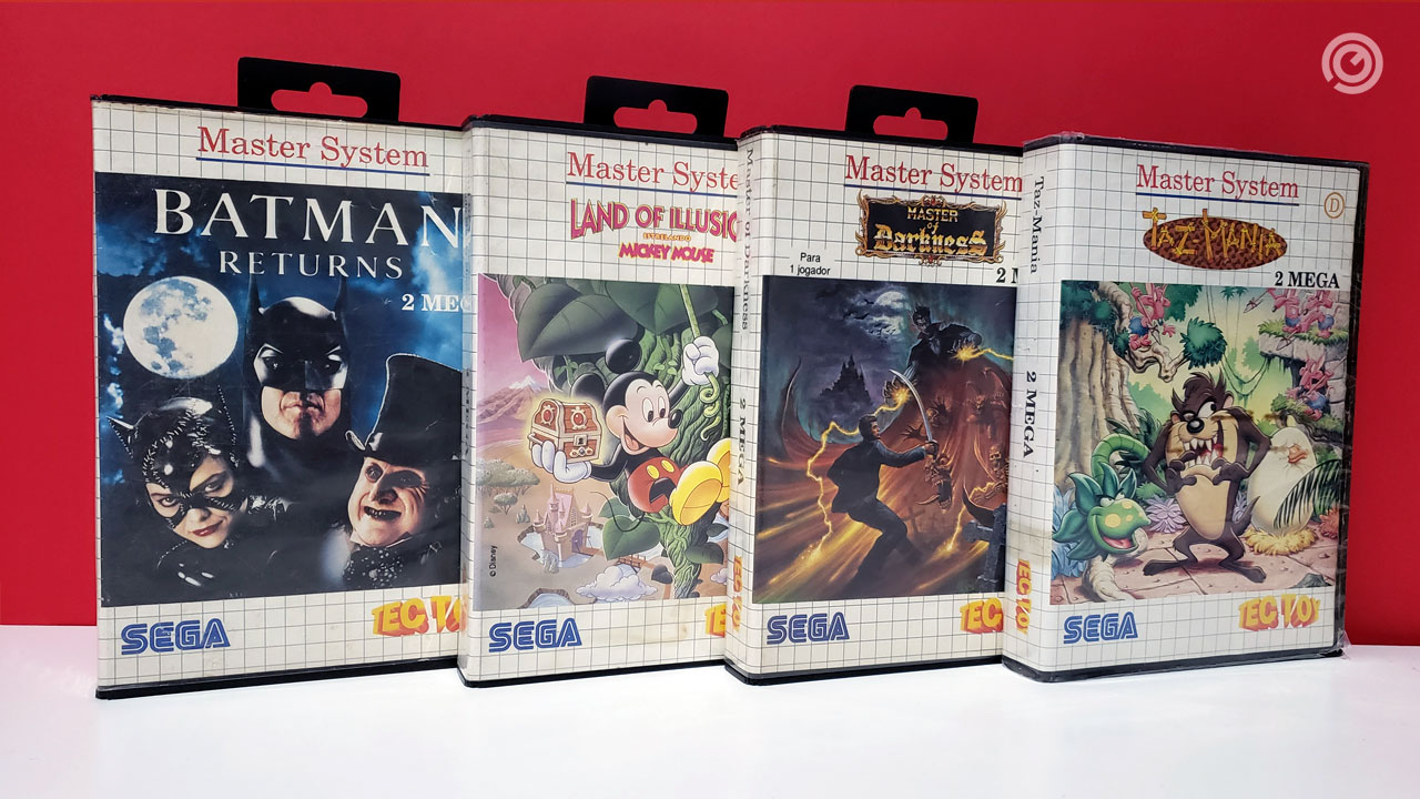 Lista relembra os jogos exclusivos brasileiros do Master System