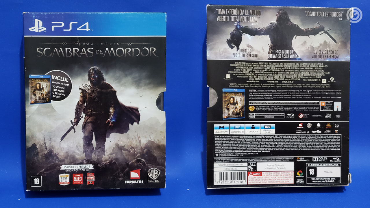 Jogo Terra-Média: Sombras de Mordor para PS4
