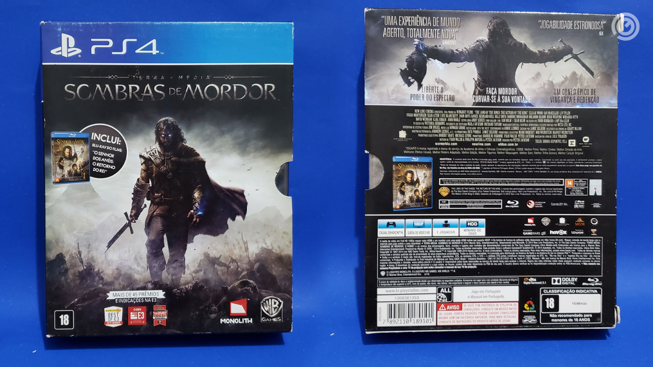 Jogo Usado Sombras de Mordor PS4 - Game Mania