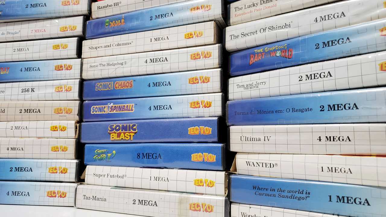 Thumbnail do post: Lista completa de jogos para Master System lançados pela Tec Toy no Brasil